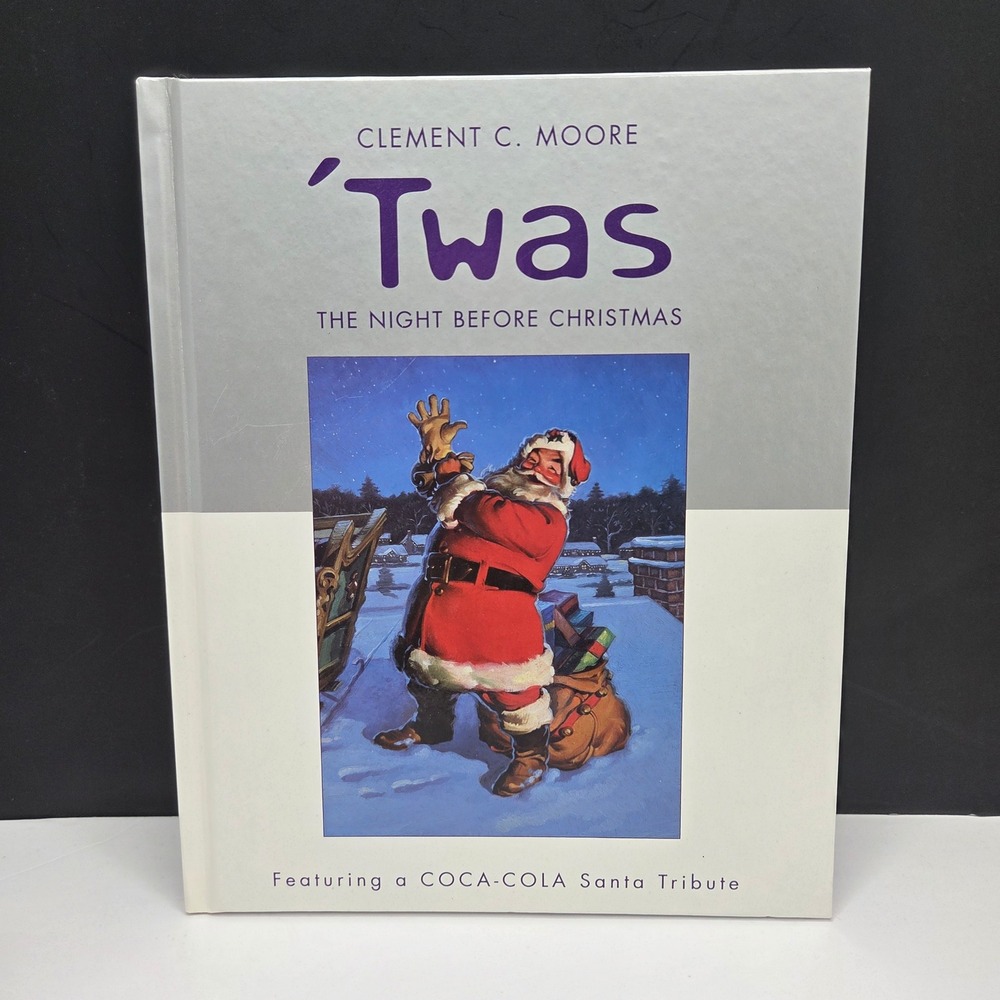 Hallmark Twas the Night Before Christmas Coca-Cola Santa Tribute Book 2001